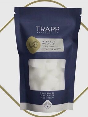 Trapp Fresh Cut Tuberose No. 8 Fragrance Wax Melts - White